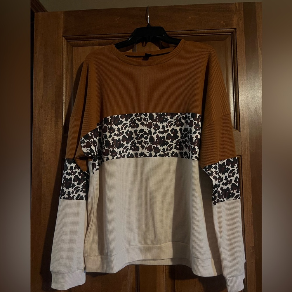 Womens long sleeve shirt 2x